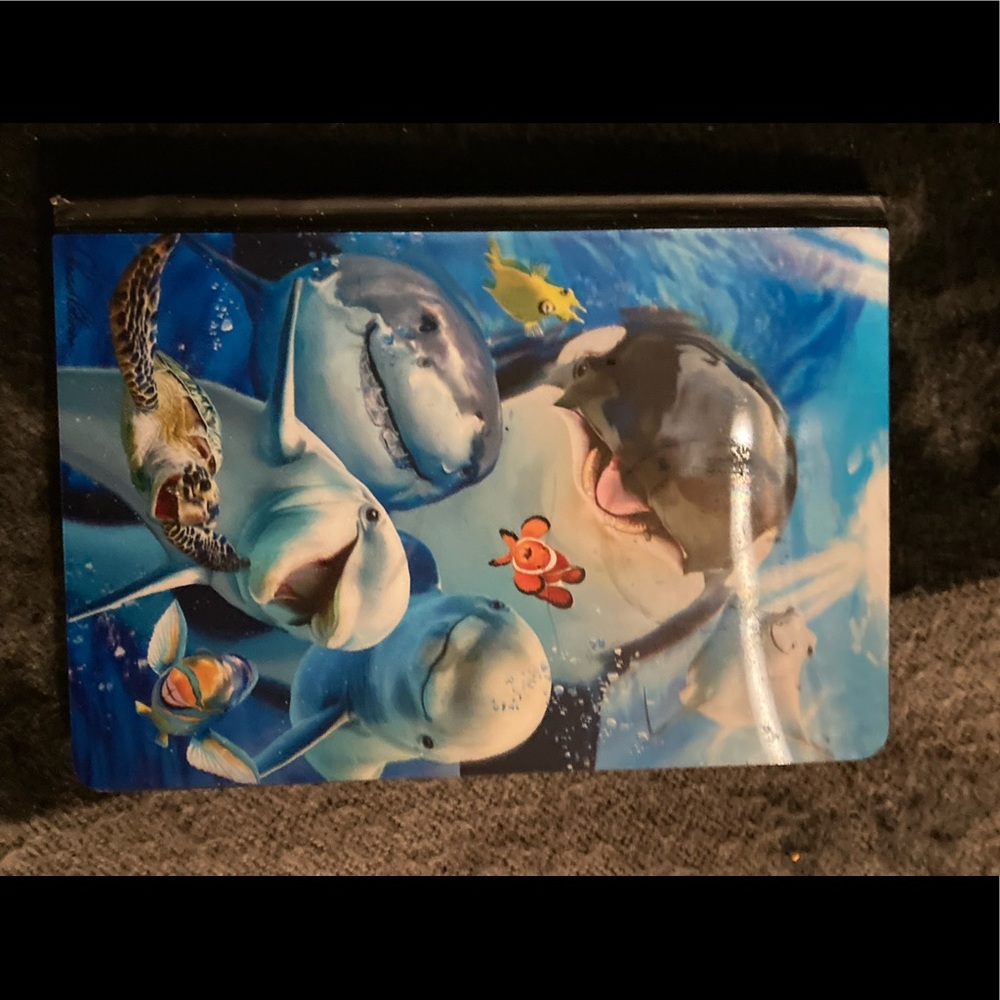 Journal with holographic underwater scene